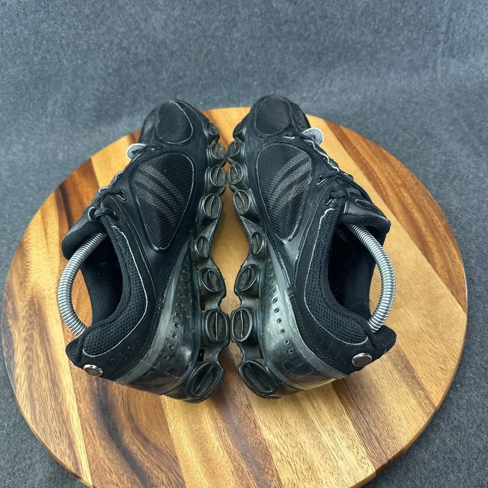 Adidas Mens Megaride 2008 Triple Black Sneakers Sz 9 143958 Y2K